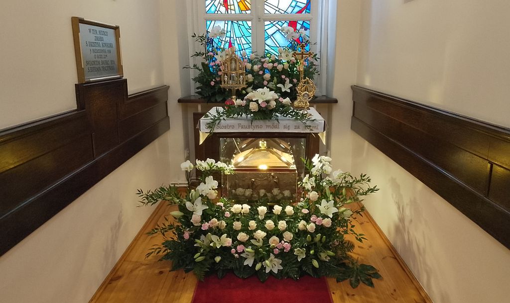 Visite de la cellule de sainte Sœur Faustine